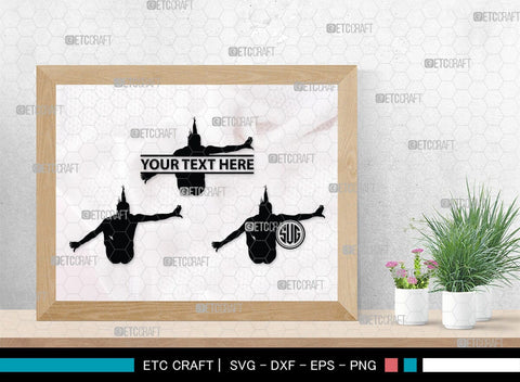 Diving Monogram, Diving Silhouette, Scuba Diving Svg, Diver Svg, Sports Svg, Swimming Pool Svg, SB00116 SVG ETC Craft 
