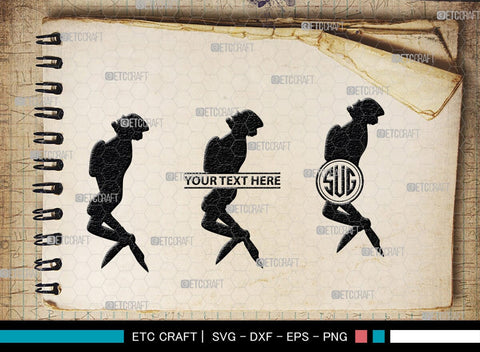 Diving Monogram, Diving Silhouette, Scuba Diving Svg, Diver Svg, Sports Svg, Swimming Pool Svg, SB00116 SVG ETC Craft 