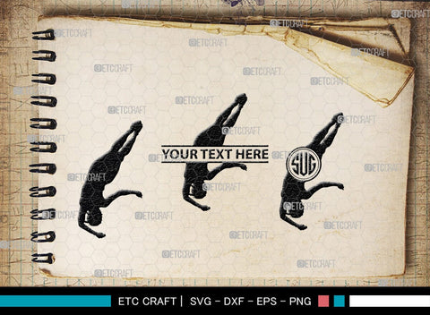 Diving Monogram, Diving Silhouette, Scuba Diving Svg, Diver Svg, Sports Svg, Swimming Pool Svg, SB00116 SVG ETC Craft 