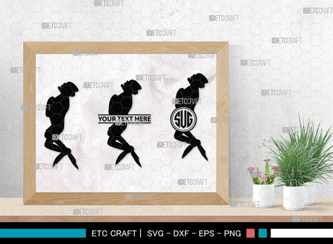 Diving Monogram, Diving Silhouette, Scuba Diving Svg, Diver Svg, Sports Svg, Swimming Pool Svg, SB00116 SVG ETC Craft 