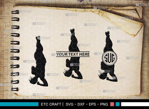 Diving Monogram, Diving Silhouette, Scuba Diving Svg, Diver Svg, Sports Svg, Swimming Pool Svg, SB00116 SVG ETC Craft 