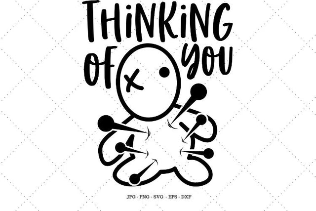 Divorce Svg, Gag Gift, Voodoo Doll, Divorce Gift, Thinking of you Gift, Miss You Gift, Funny Gift for Friend, Gothic Decor SVG SVG Digital Designer 