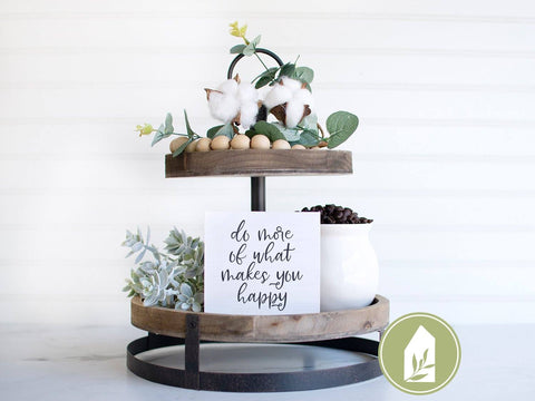 Do More of What Makes You Happy SVG | Motivational SVG | Farmhouse Sign Design SVG LilleJuniper 