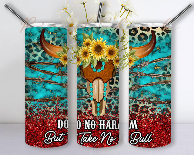 Do No Harm But Take No Bull, Digital PNG File, Sublimation Design, Instant Download Png, 20oz Skinny Tumbler Sublimation Designs, Country Tumbler PNG Sublimation PixelChick 