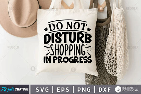 Do not disturb shopping in progress SVG SVG Regulrcrative 
