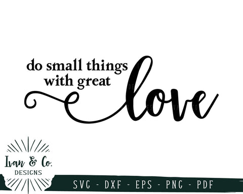 Do Small Things with Great Love SVG Files | Mother Teresa | Christian | Wood Sign Quotes SVG (702243660) SVG Ivan & Co. Designs 