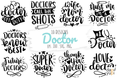 Doctor Quotes Bundle SVG dapiyupi store 
