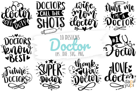 Doctor Quotes Bundle SVG dapiyupi store 