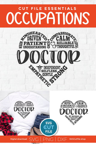 Doctor svg, a physician svg for Cricut and Silhouette crafters SVG SVG Cut File 