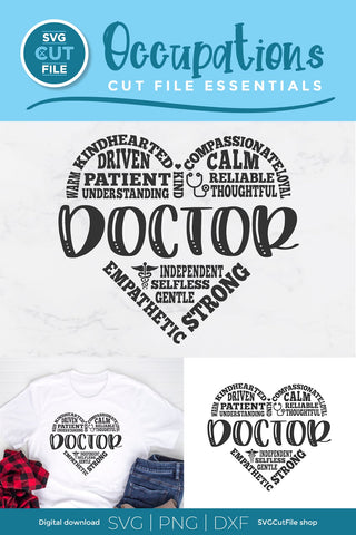 Doctor svg, a physician svg for Cricut and Silhouette crafters SVG SVG Cut File 