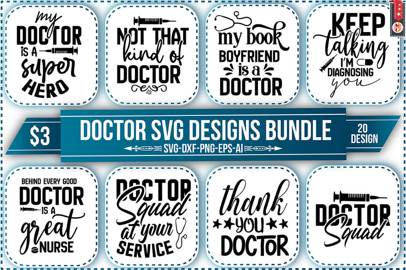 Doctor SVG Designs Bundle SVG Nbd161 