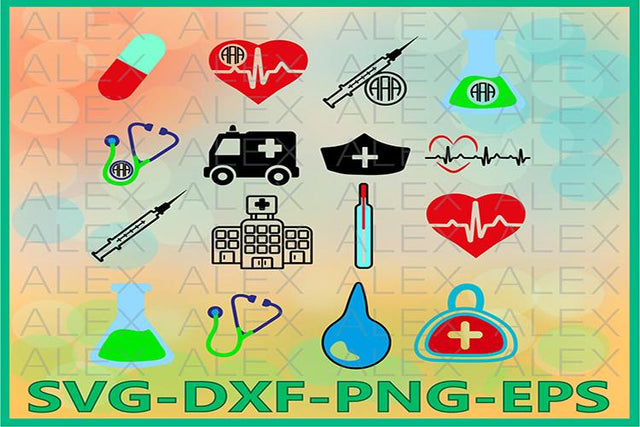 Doctor SVG, Doctor Monogram SVG AlexSVGStudio 