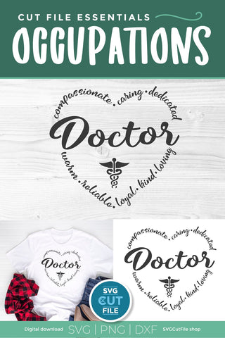 Doctor svg, Physician svg, MD svg SVG SVG Cut File 