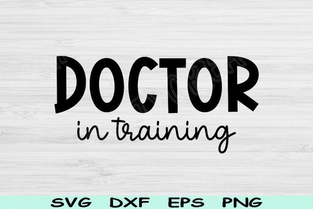 Doctor Svg Png Cut Files, Doctor In Training Svg, Medical Student Svg Files For Cricut, Future MD Svg Shirt Sublimation Digitial Designs SVG TiffsCraftyCreations 