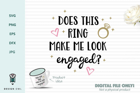 Does this ring make me look engaged? SVG Design Owl 