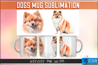 Dog 11 Oz | 15 Oz Mug Sublimation Sublimation Fly Design 