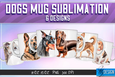 Dog 11 Oz | 15 Oz Mug Sublimation Sublimation Fly Design 