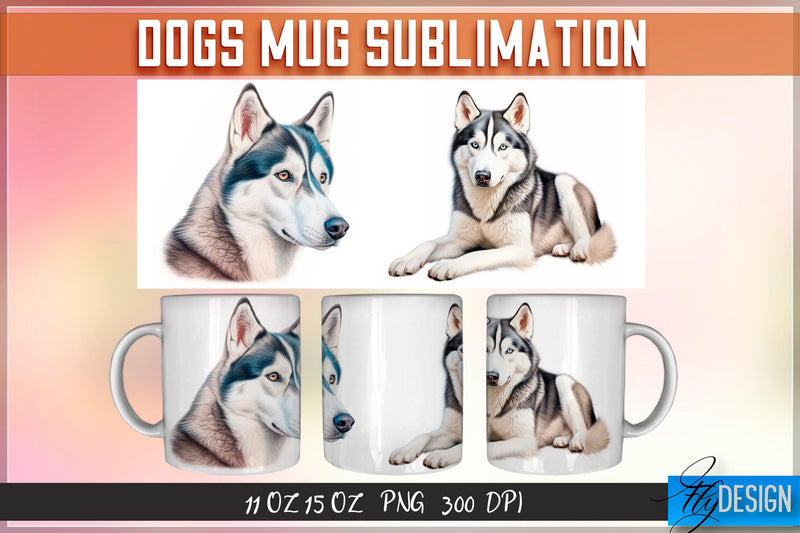 Dog 11 Oz | 15 Oz Mug Sublimation Sublimation Fly Design 