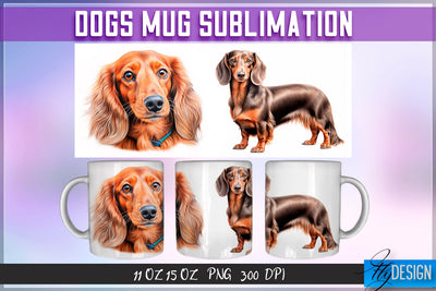 Dog 11 Oz | 15 Oz Mug Sublimation Sublimation Fly Design 