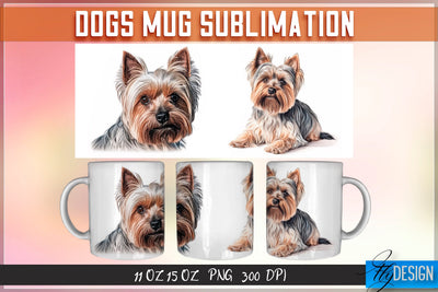 Dog 11 Oz | 15 Oz Mug Sublimation Sublimation Fly Design 