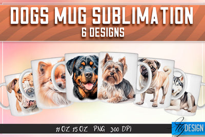 Dog 11 Oz | 15 Oz Mug Sublimation Sublimation Fly Design 