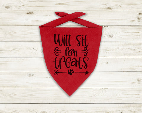 Dog Bandana SVG Bundle, 6 Designs, Dog Lover SVG, World's Okayest Dog SVG, Will Sit For Treats SVG, I Like Big Bones And I Cannot Lie SVG SVG HappyDesignStudio 