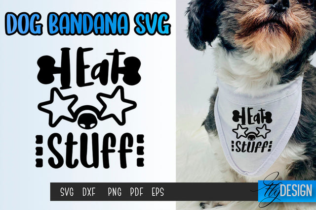 Dog Bandana SVG | Dogs SVG | Pet Lovers | Paws SVG Fly Design 