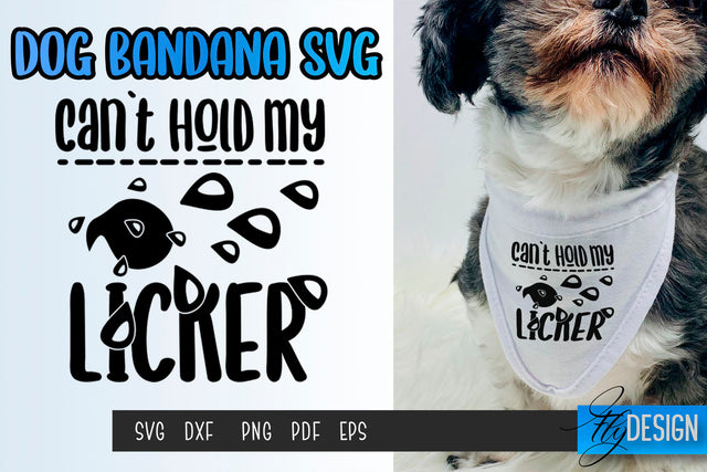 Dog Bandana SVG | Dogs SVG | Pet Lovers | Paws SVG Fly Design 