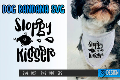 Dog Bandana SVG | Dogs SVG | Pet Lovers | Paws SVG Fly Design 