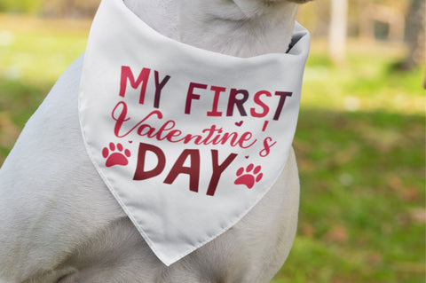 Dog Bandana Valentine’s Day SVG Bundle SVG Regulrcrative 