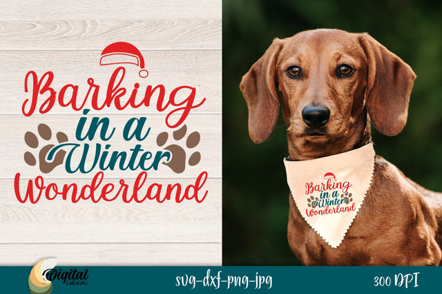 Dog Bandanas SVG. Dog Ornaments SVG. Christmas Quote SVG. SVG Evgenyia Guschina 