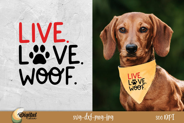 Dog Bandanas SVG. Dog Ornaments SVG. Funny Dog Quote SVG. SVG Evgenyia Guschina 