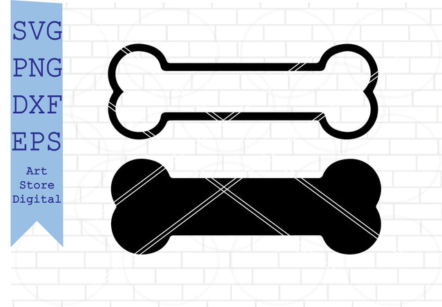 Dog Bone SVG, Paw Print SVG, I Love Dog Svg SVG Artstoredigital 
