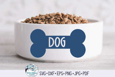 Dog Bone SVG SVG Wispy Willow Designs 