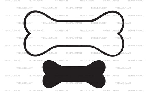 Dog bone SVG TribaliumArtSF 