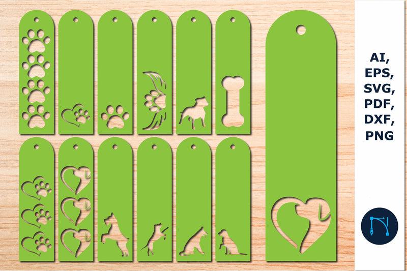Dog Bookmarks Paper cut SVG bundle SVG MD JOYNAL ABDIN 