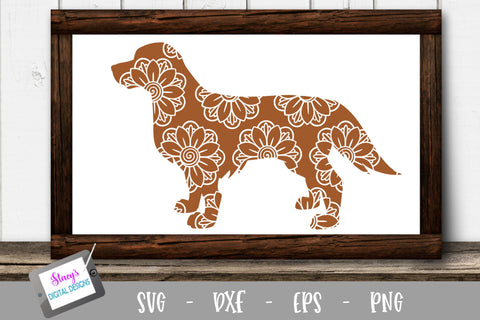 Dog Breed Bundle - 8 Dog Breed SVGs with mandala patterns SVG Stacy's Digital Designs 