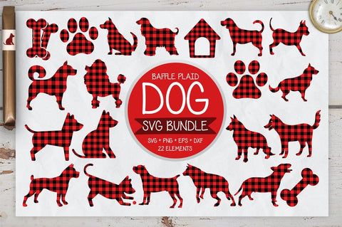 Dog Buffalo Plaid SVG Bundle SVG Designangry 