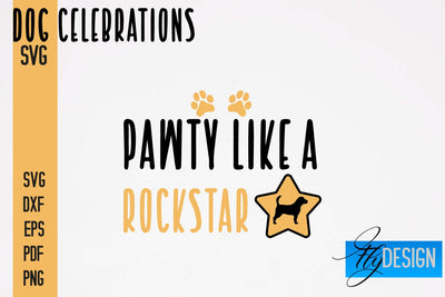 Dog Celebrations SVG Design | Dog SVG Quotes | Dog Celebration SVG Quotes SVG Fly Design 
