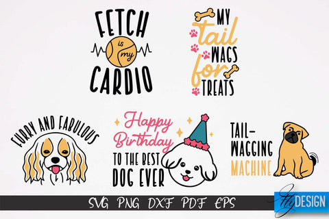Dog Celebrations SVG Design | Dog SVG Quotes | Dog Celebration SVG Quotes v.1 SVG Fly Design 