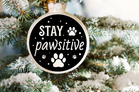 Dog Christmas Ornament SVG Bundle SVG DESIGNISTIC 