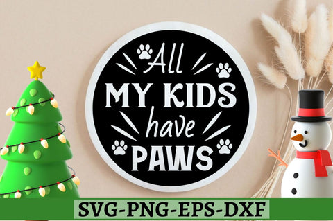 Dog Christmas Ornament SVG Bundle SVG DESIGNISTIC 