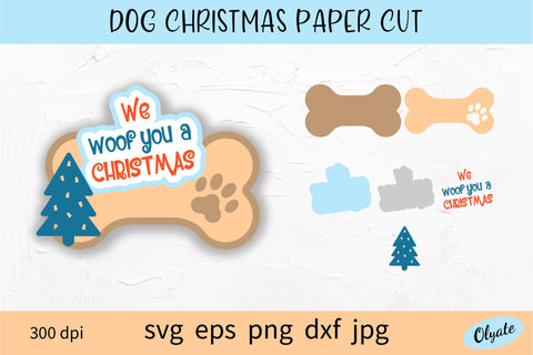 Dog Christmas Quote SVG. Dog Cut File SVG. Dog Christmas SVG SVG Olga Terlyanskaya 
