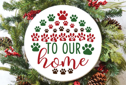 Dog Christmas Round Svg Bundle SVG md faruk hossain 