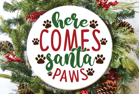 Dog Christmas Round Svg Bundle SVG md faruk hossain 