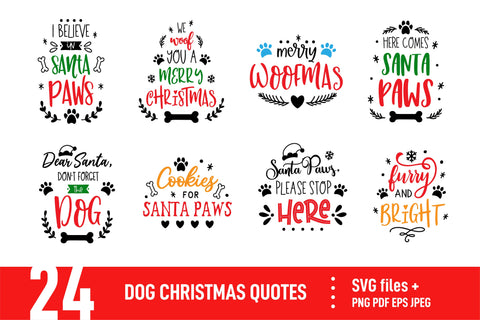 Dog Christmas svg bundle, Christmas dog memorial svg bundle SVG Katharina 