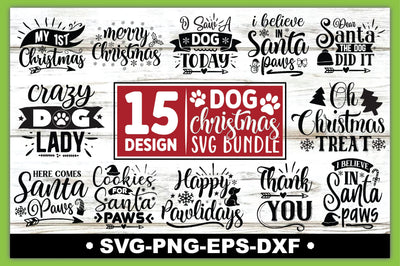 Dog Christmas SVG Bundle SVG Ariyan 