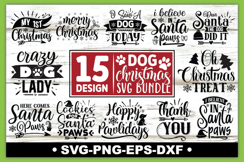 Dog Christmas SVG Bundle SVG Ariyan 