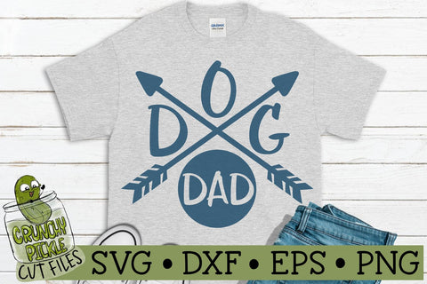 Dog Dad Arrows SVG File SVG Crunchy Pickle 