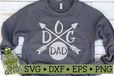 Dog Dad Arrows SVG File SVG Crunchy Pickle 